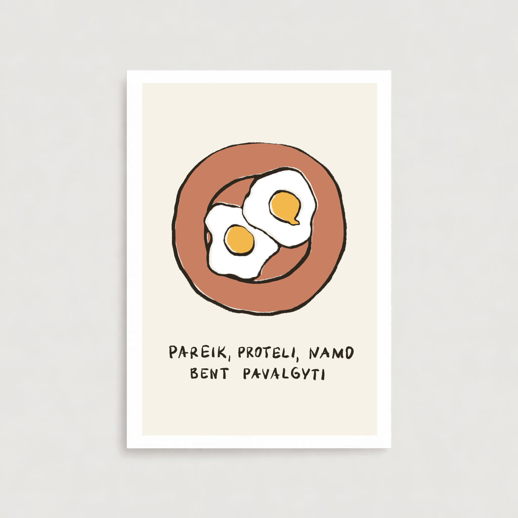 Atvirukas. Pareik, proteli, namo bent pavalgyti.